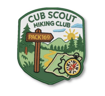 Pack 169 Cub Scout Hiking Club patch